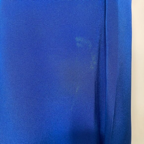 Marchesa Notte Women's Royal Blue Strapless Sheath Dress Size 4 - Picture 7 of 15